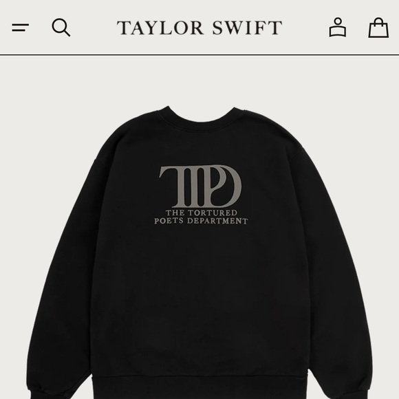 Taylor Swift ‘The Tortured Poets Department’ Sweatshirt ~ New without tags - Picture 1 of 7